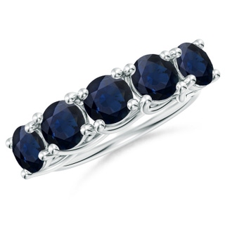 Round A Blue Sapphire