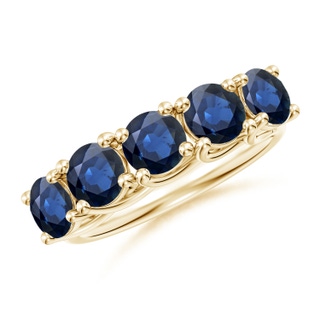 Round AA Blue Sapphire