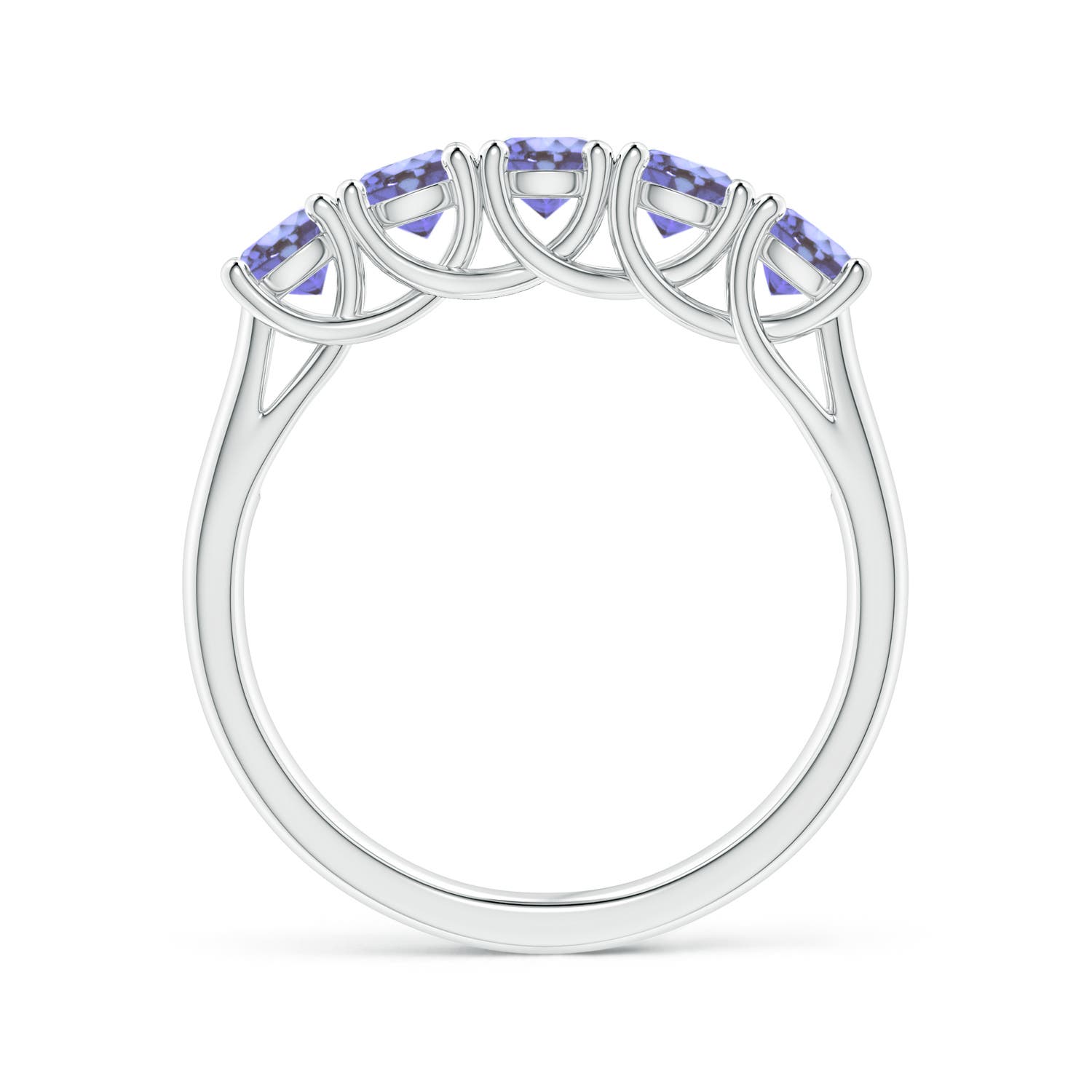 AA - Tanzanite / 1.1 CT / 14 KT White Gold