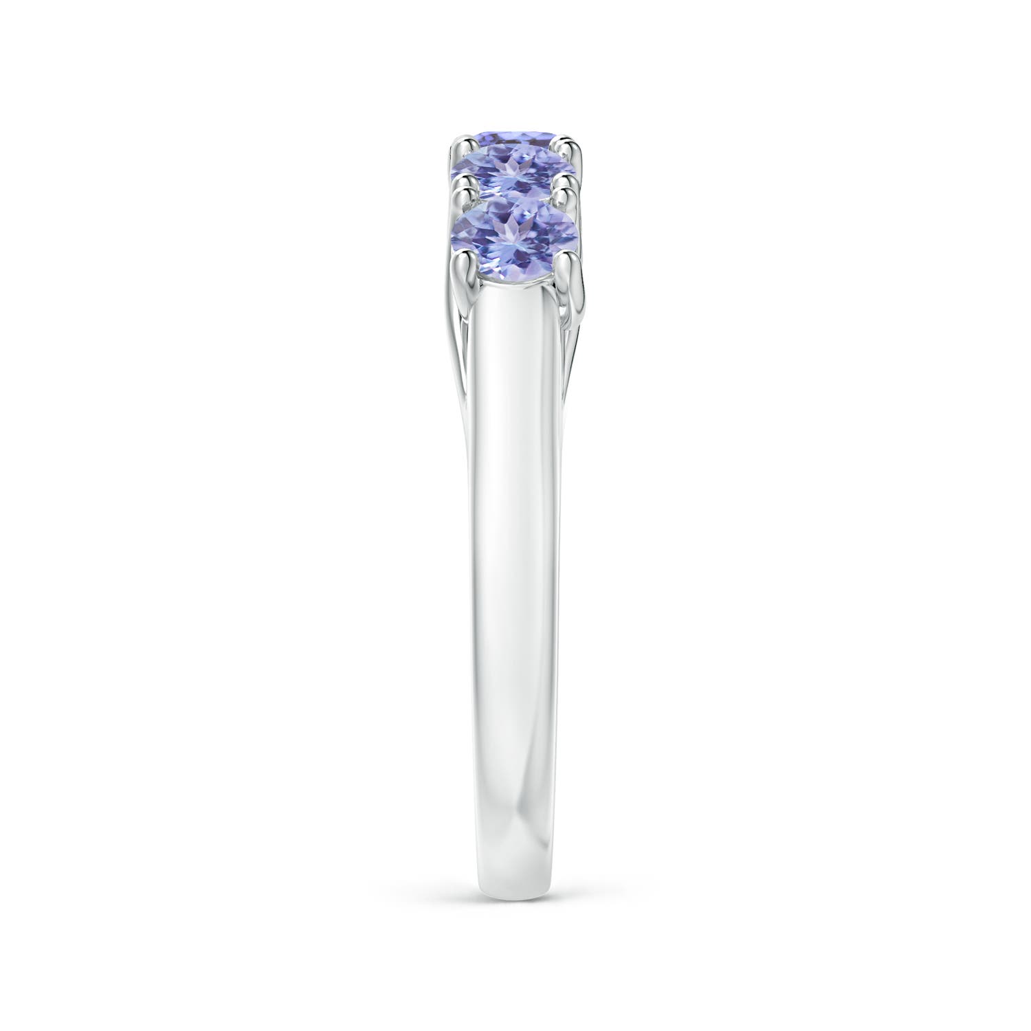 AA - Tanzanite / 1.1 CT / 14 KT White Gold