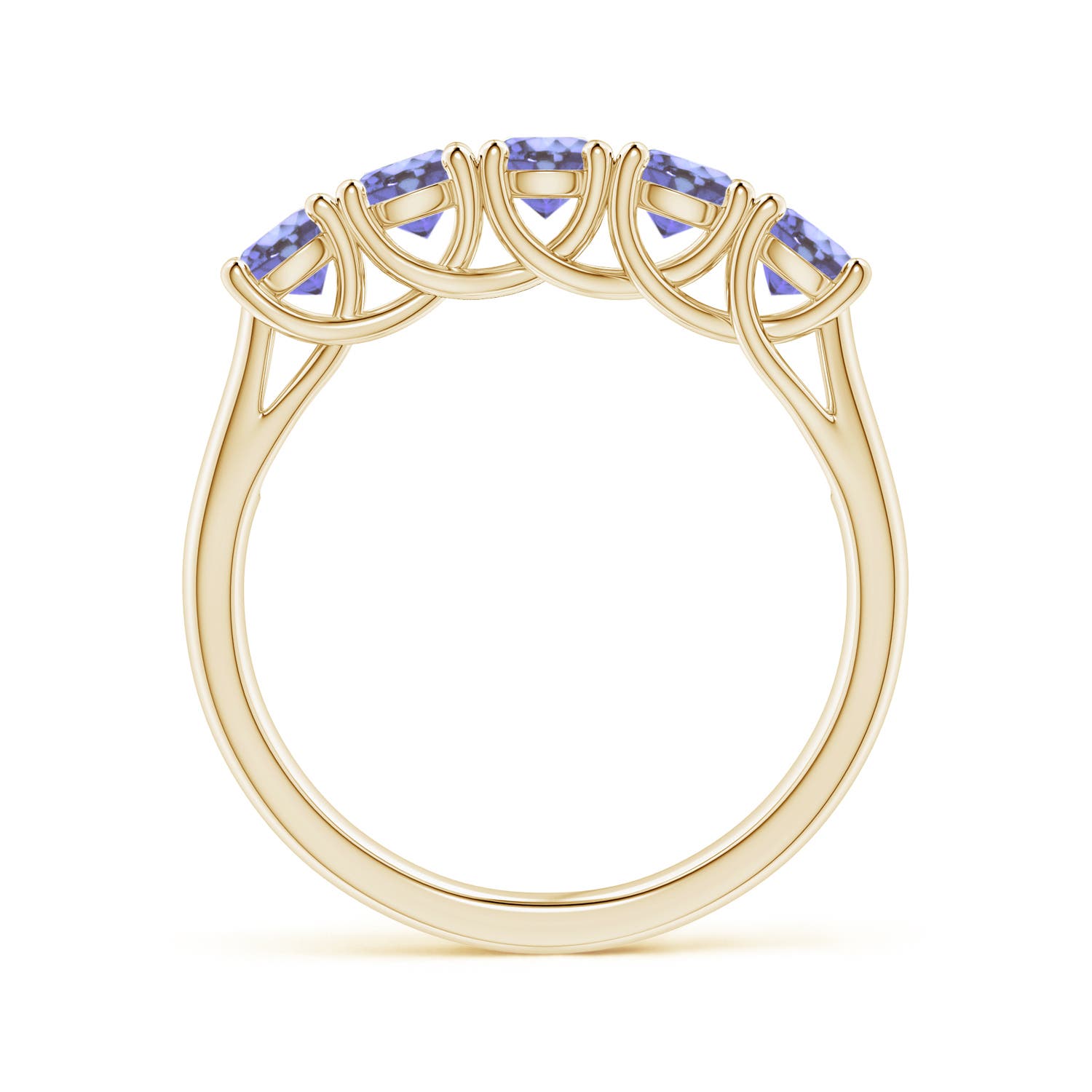 AA - Tanzanite / 1.1 CT / 14 KT Yellow Gold