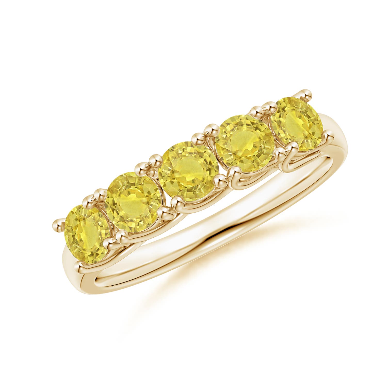 AA - Yellow Sapphire / 1.3 CT / 14 KT Yellow Gold