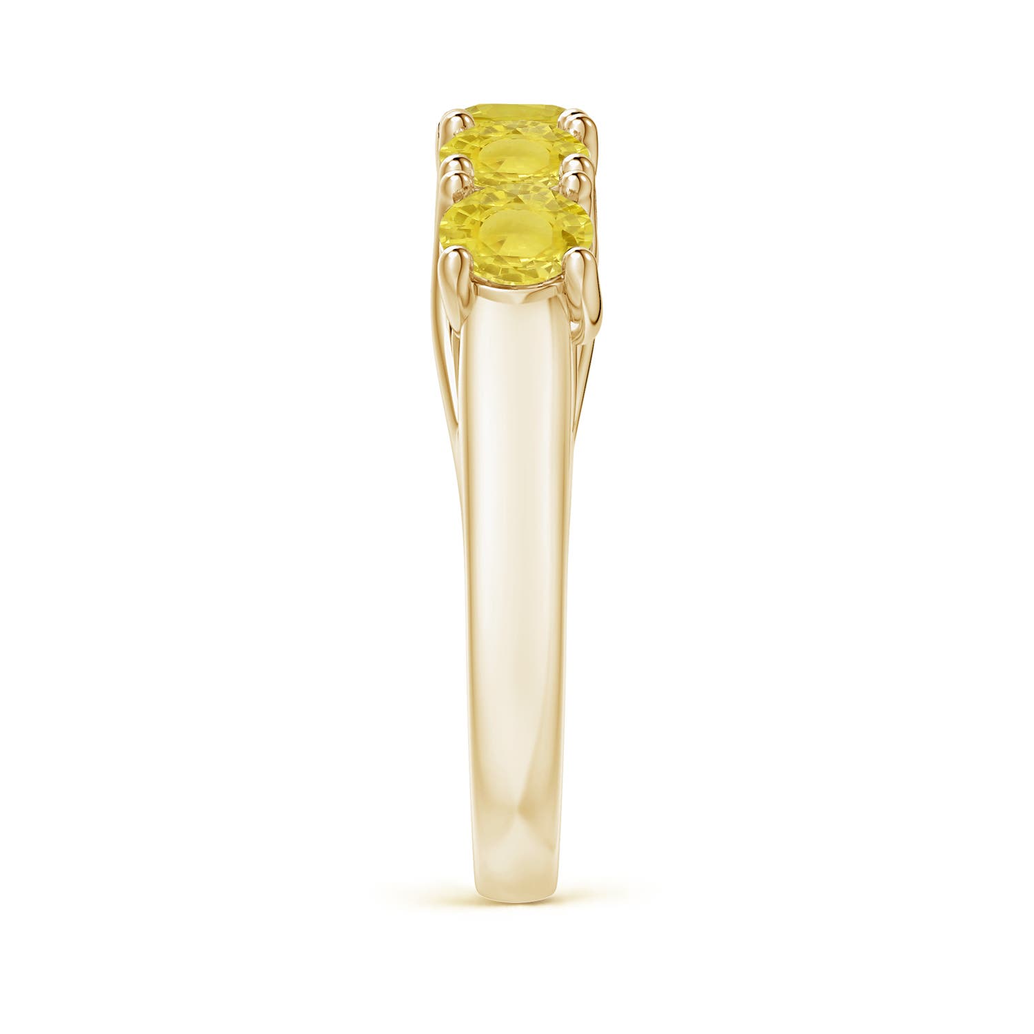 A - Yellow Sapphire / 2 CT / 14 KT Yellow Gold