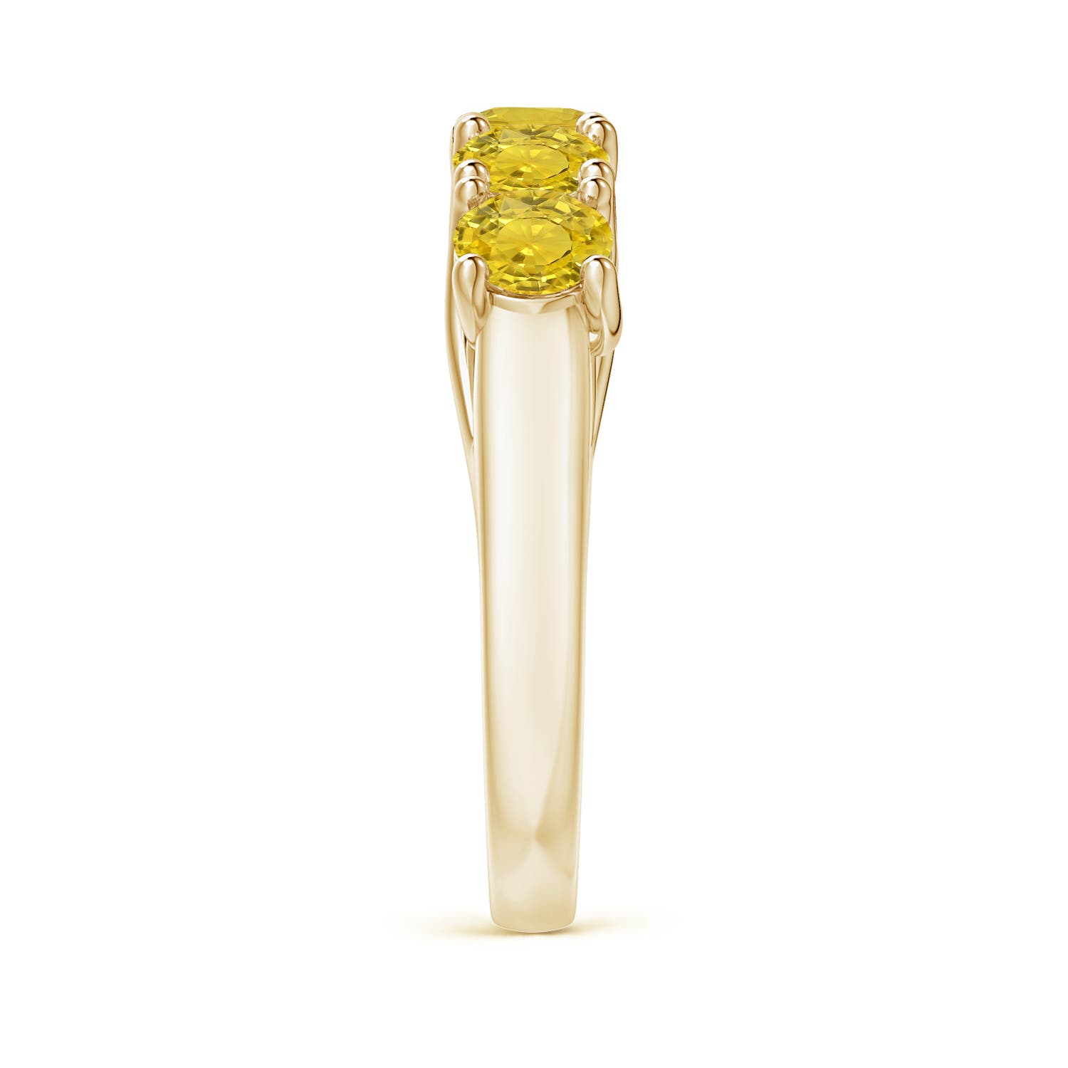 AAA - Yellow Sapphire / 2 CT / 14 KT Yellow Gold