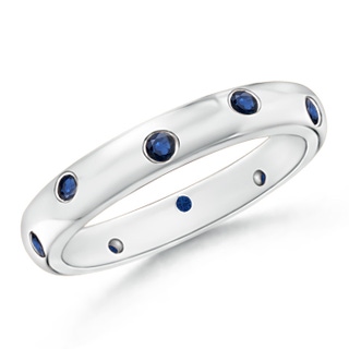 Round AA Blue Sapphire