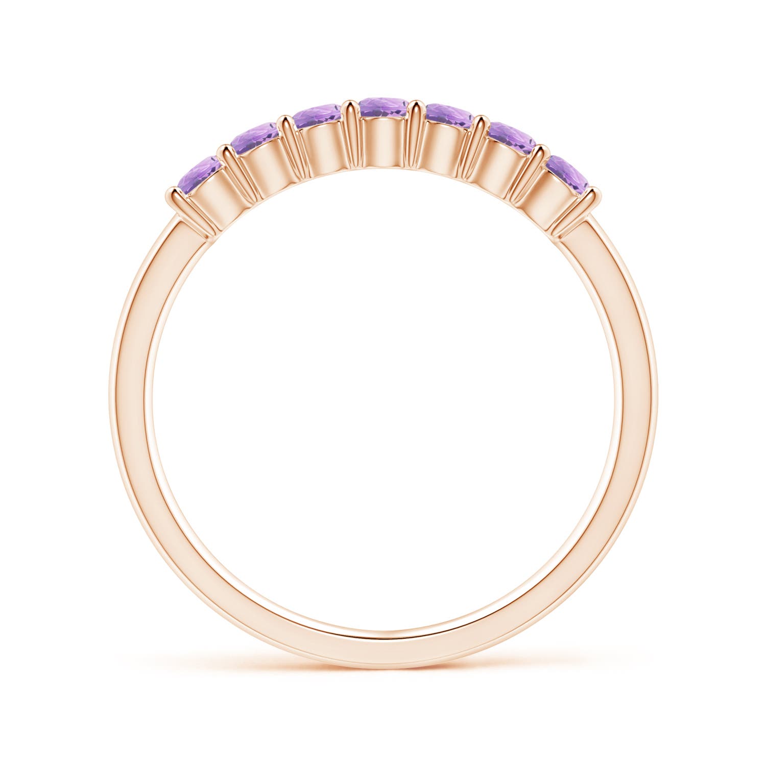 A - Amethyst / 0.42 CT / 14 KT Rose Gold