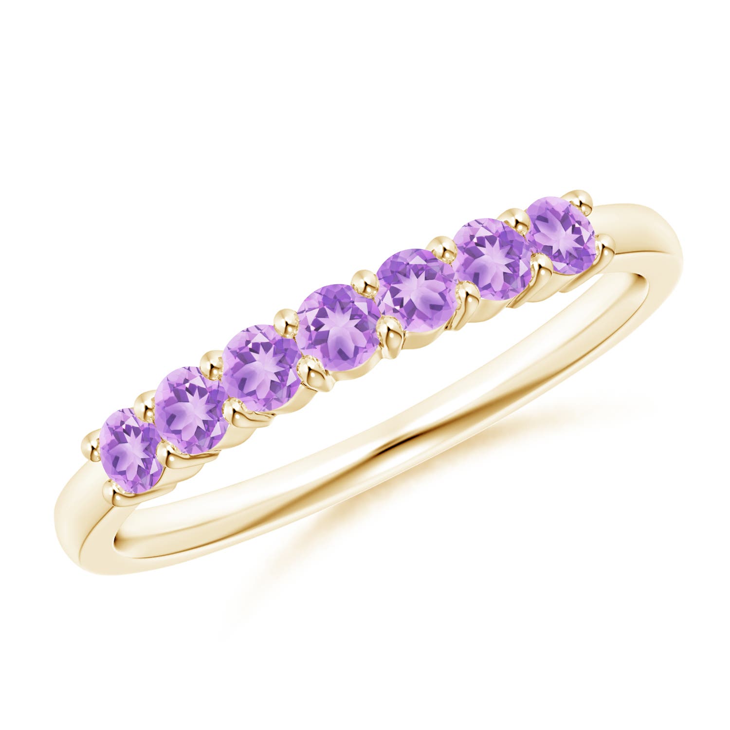 AA - Amethyst / 0.42 CT / 14 KT Yellow Gold