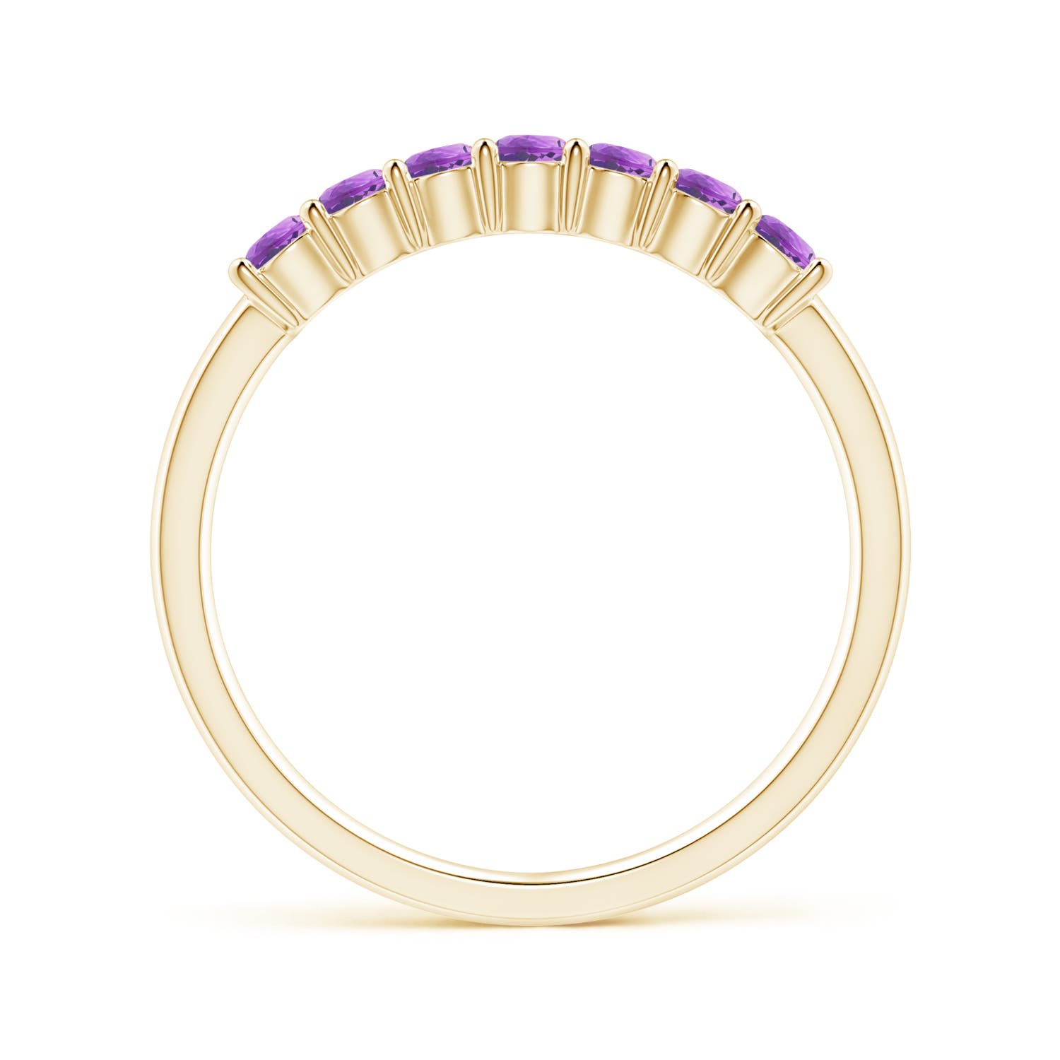 AAA - Amethyst / 0.42 CT / 14 KT Yellow Gold