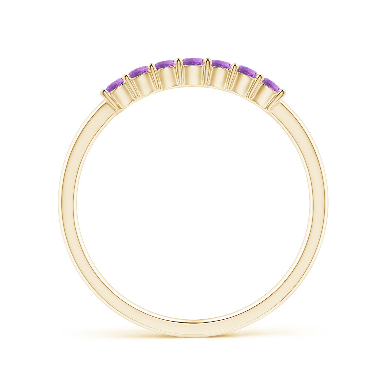 AA - Amethyst / 0.21 CT / 14 KT Yellow Gold