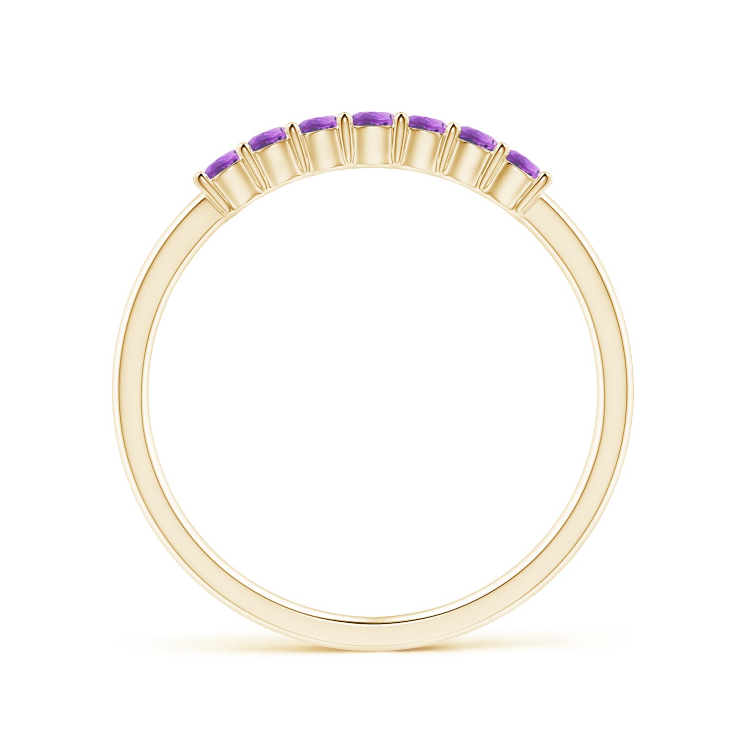 AAA - Amethyst / 0.21 CT / 14 KT Yellow Gold