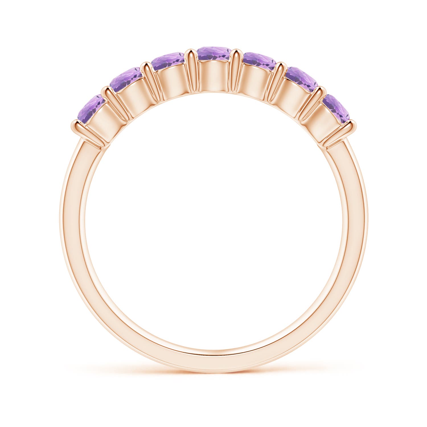 A - Amethyst / 0.7 CT / 14 KT Rose Gold