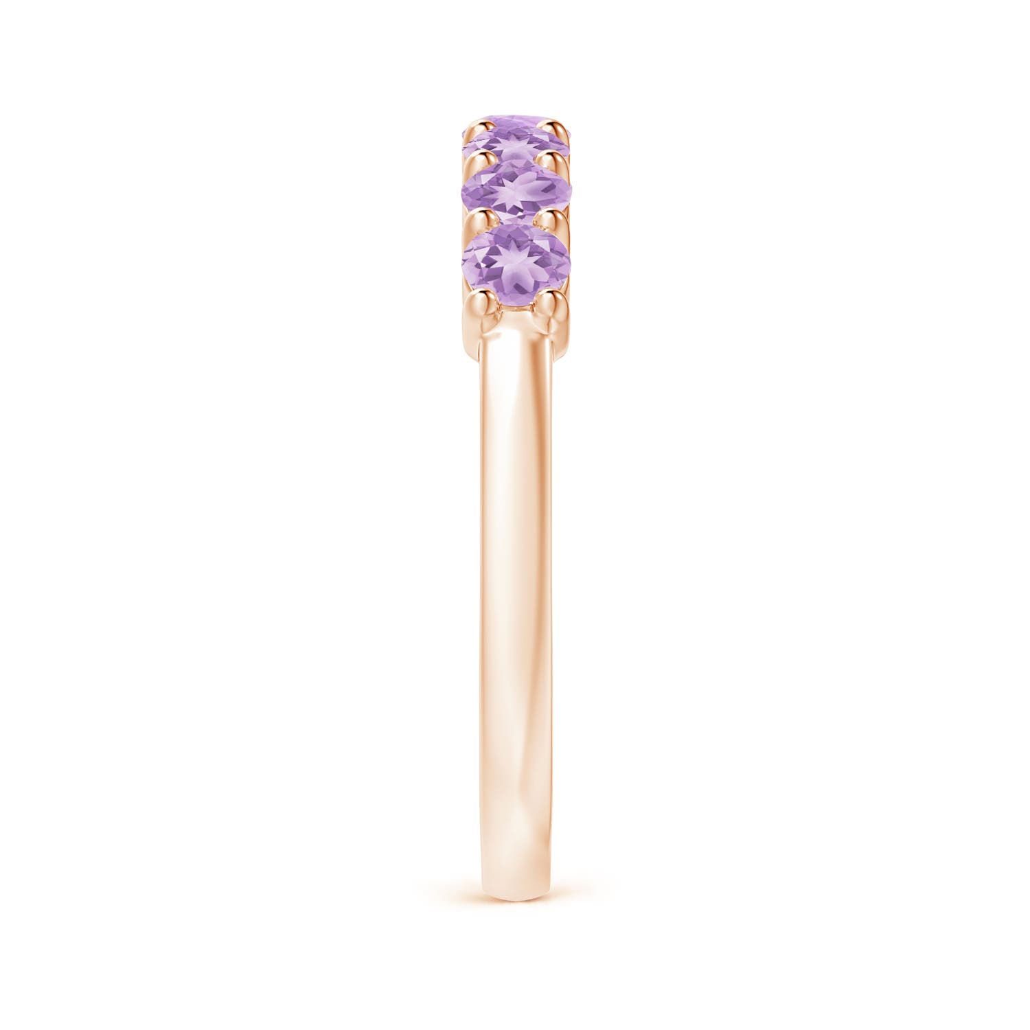 A - Amethyst / 0.7 CT / 14 KT Rose Gold