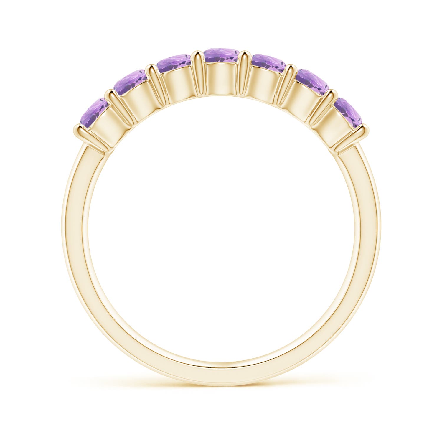 A - Amethyst / 0.7 CT / 14 KT Yellow Gold