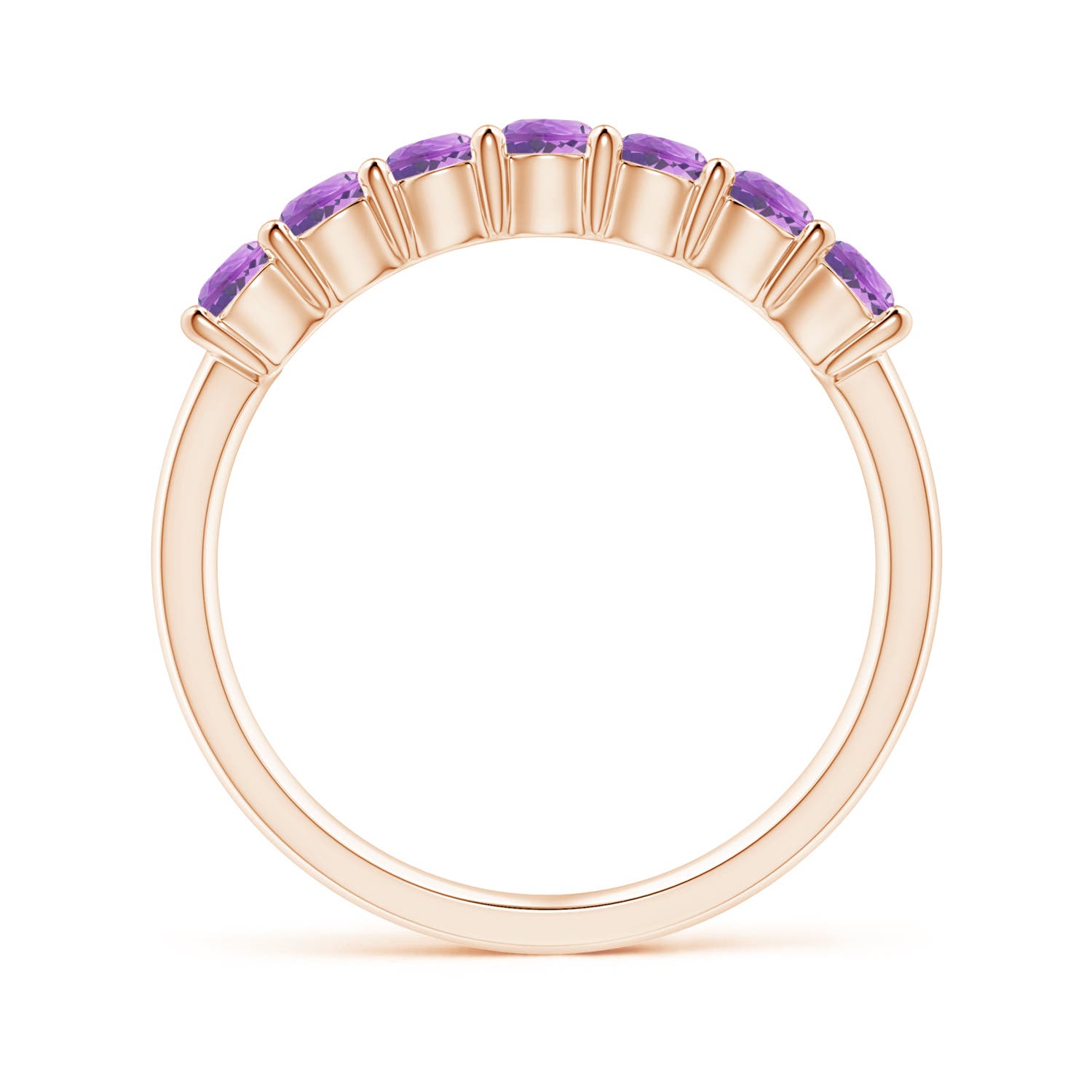 AA - Amethyst / 0.7 CT / 14 KT Rose Gold