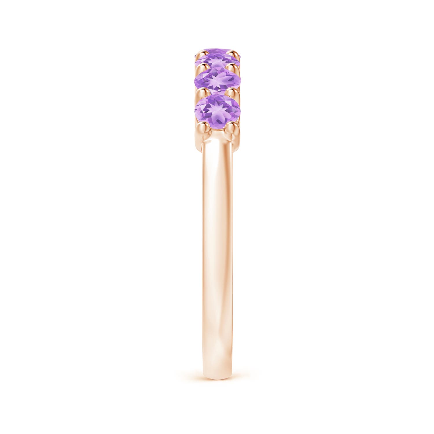 AA - Amethyst / 0.7 CT / 14 KT Rose Gold