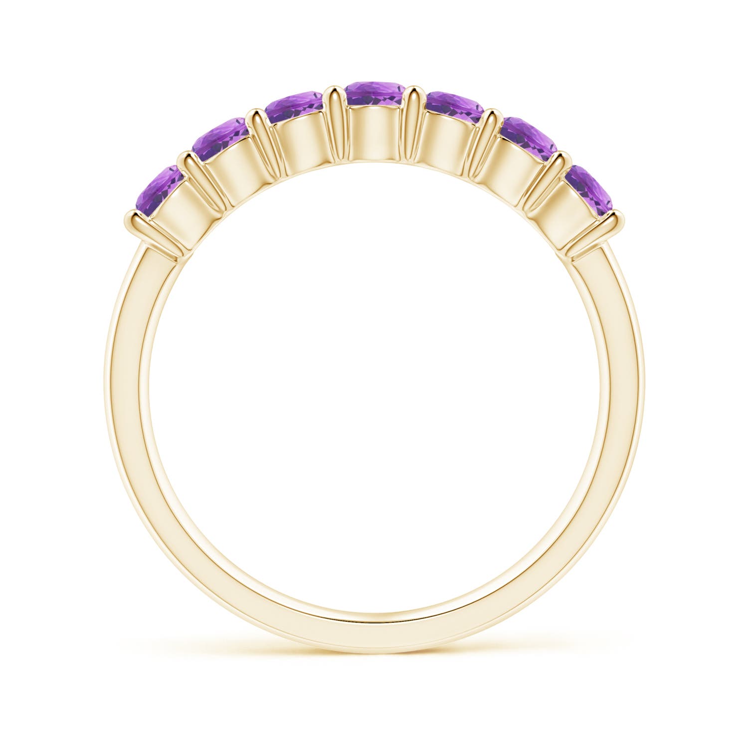 AAA - Amethyst / 0.7 CT / 14 KT Yellow Gold