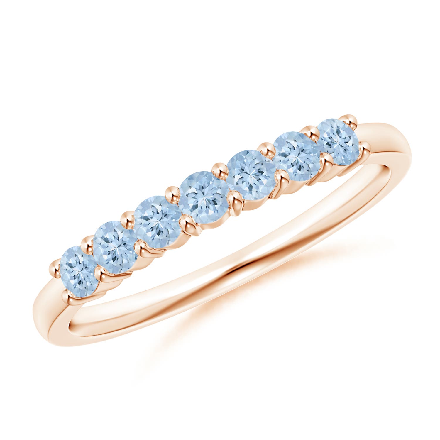 AA - Aquamarine / 0.42 CT / 14 KT Rose Gold