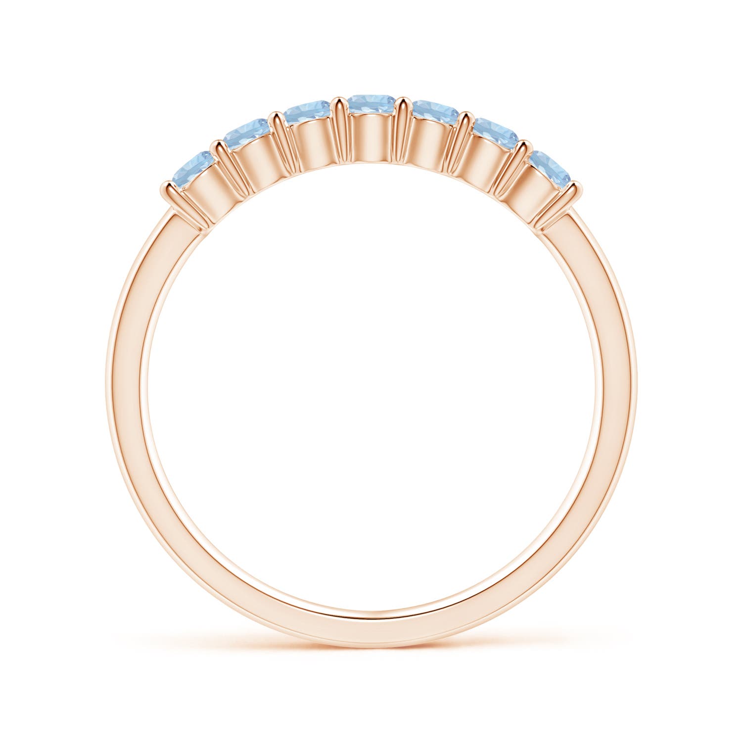 AA - Aquamarine / 0.42 CT / 14 KT Rose Gold