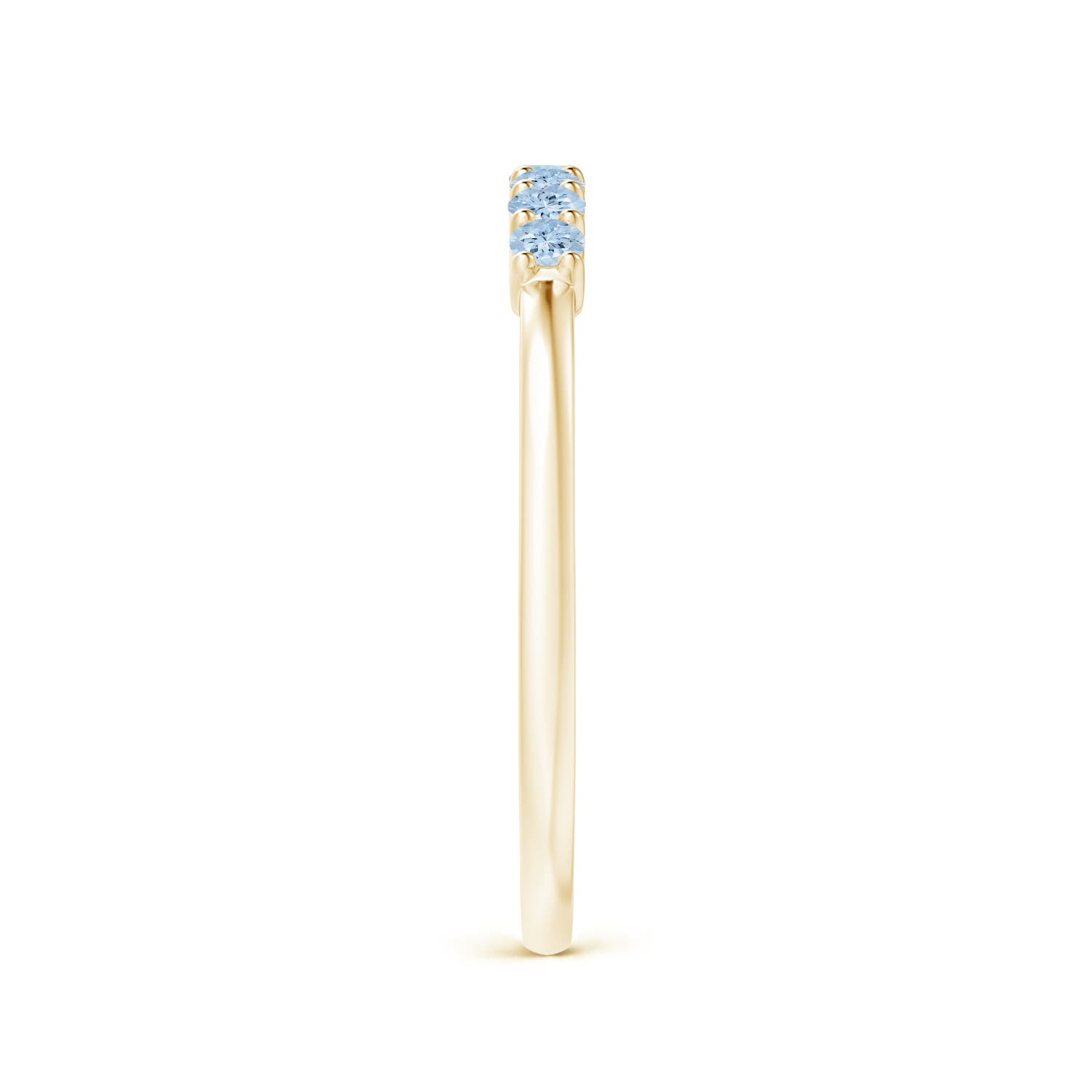 AA - Aquamarine / 0.21 CT / 14 KT Yellow Gold