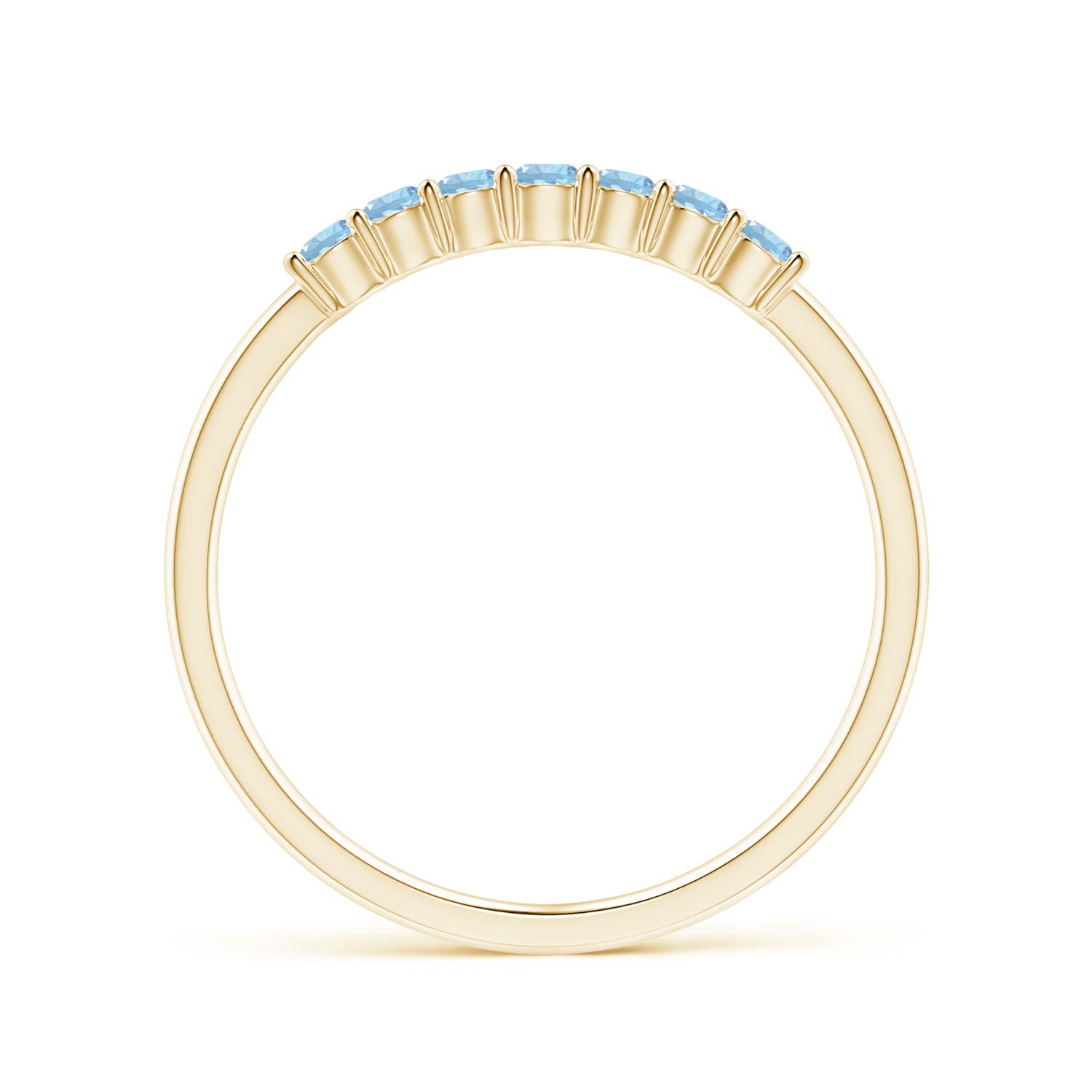 AAA - Aquamarine / 0.21 CT / 14 KT Yellow Gold