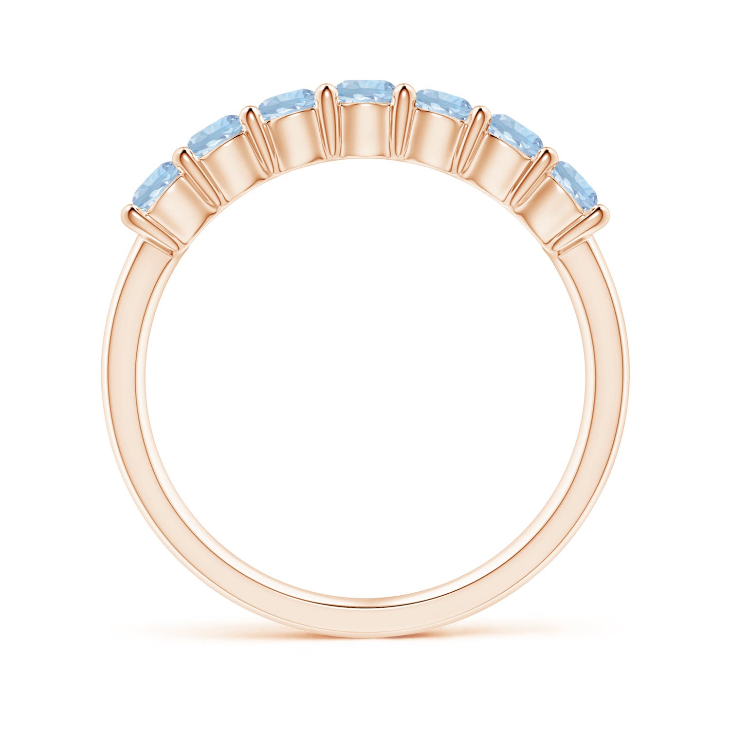 AA - Aquamarine / 0.7 CT / 14 KT Rose Gold