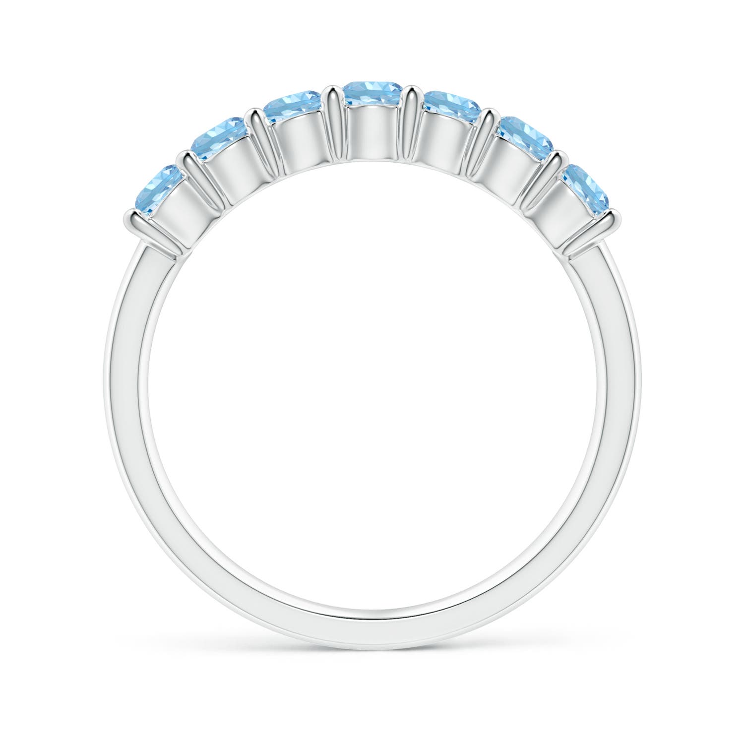 AAAA - Aquamarine / 0.7 CT / 14 KT White Gold