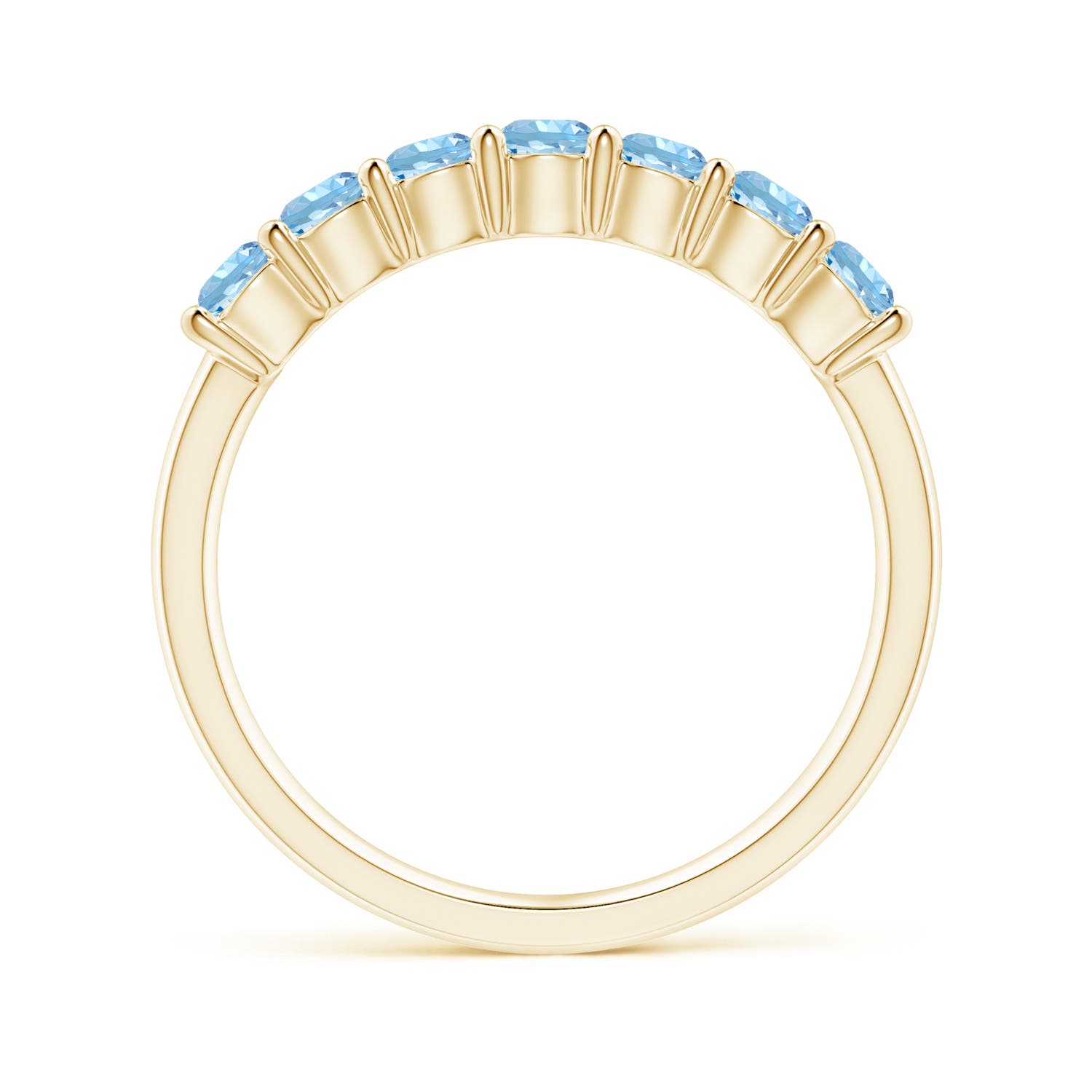 AAAA - Aquamarine / 0.7 CT / 14 KT Yellow Gold