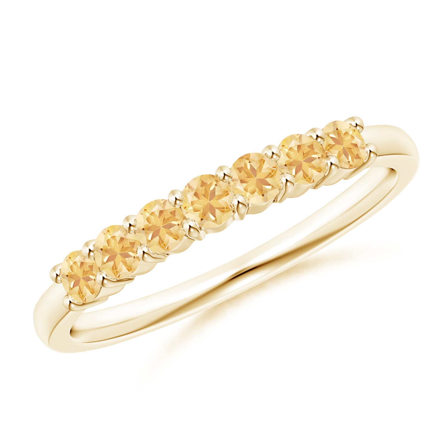 A - Citrine / 0.42 CT / 14 KT Yellow Gold