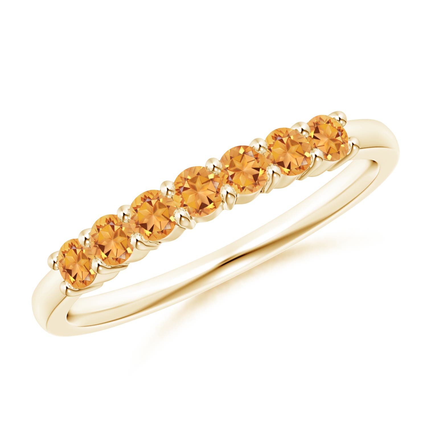 AAA - Citrine / 0.42 CT / 14 KT Yellow Gold