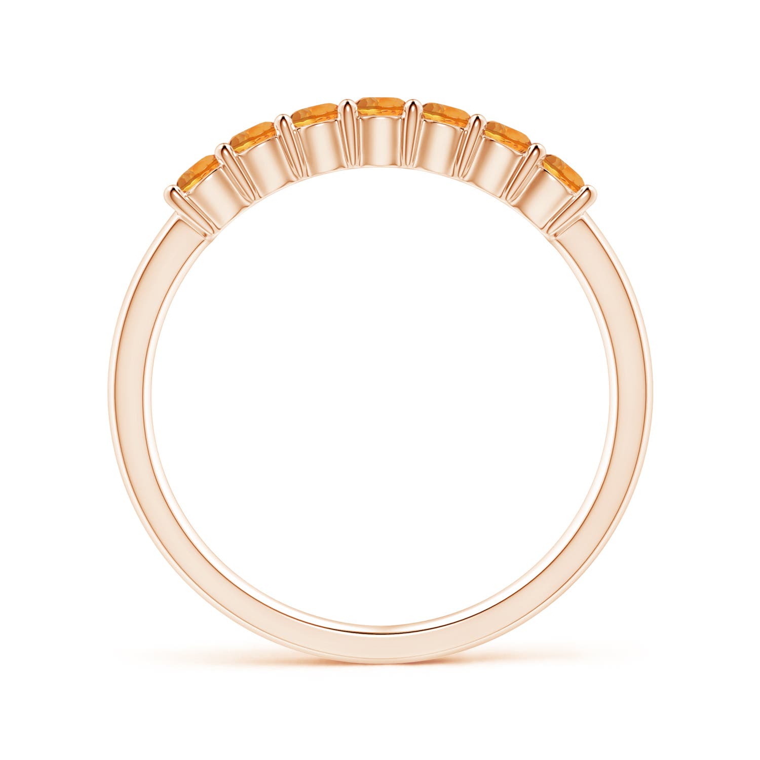 AAAA - Citrine / 0.42 CT / 14 KT Rose Gold