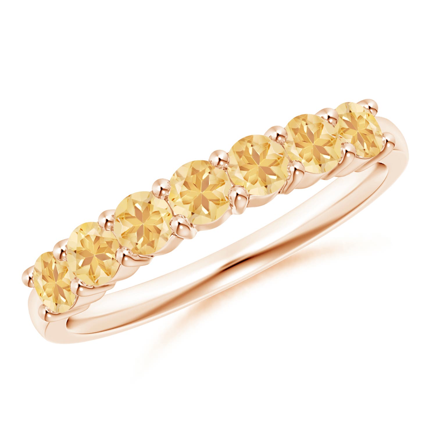 A - Citrine / 0.7 CT / 14 KT Rose Gold