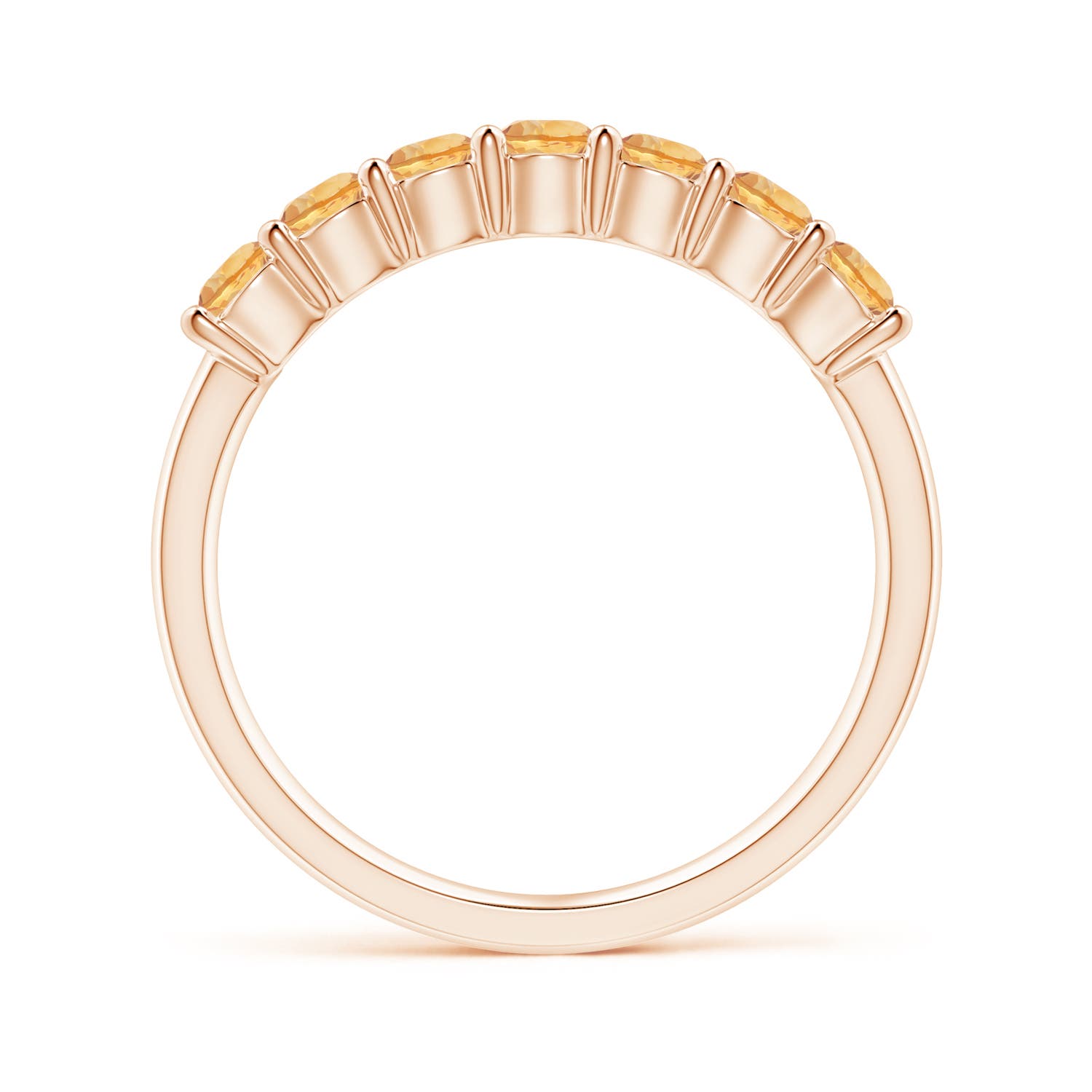 AA - Citrine / 0.7 CT / 14 KT Rose Gold