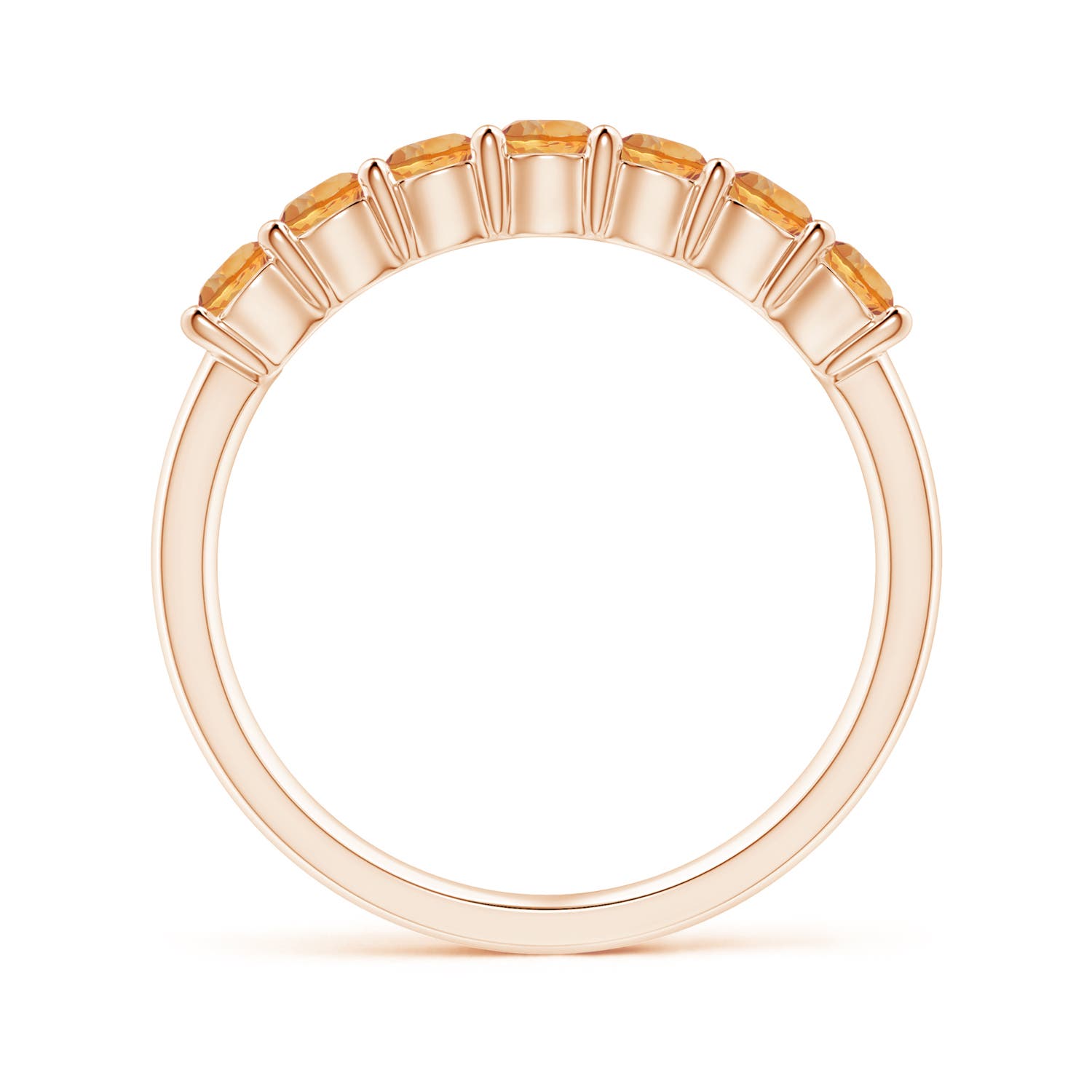 AAA - Citrine / 0.7 CT / 14 KT Rose Gold