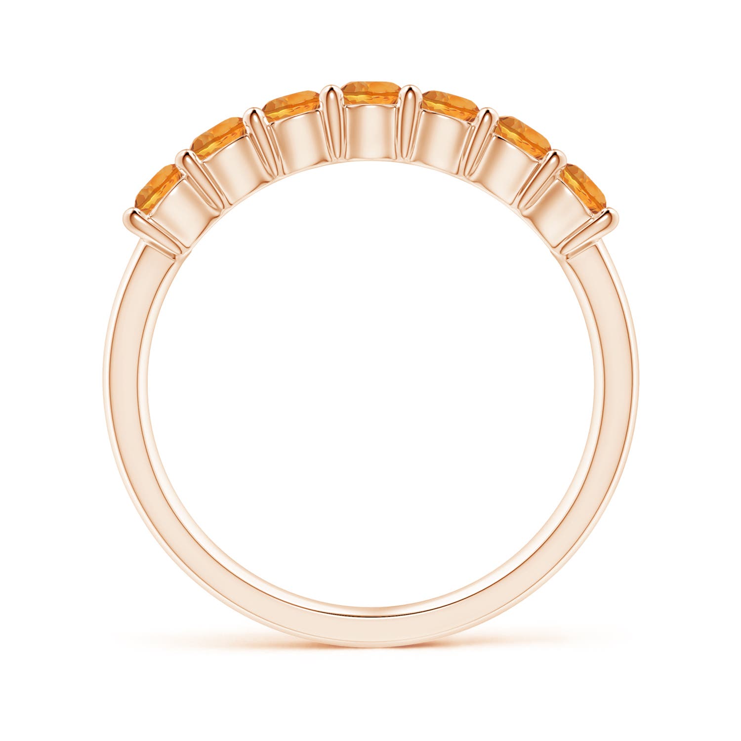 AAAA - Citrine / 0.7 CT / 14 KT Rose Gold