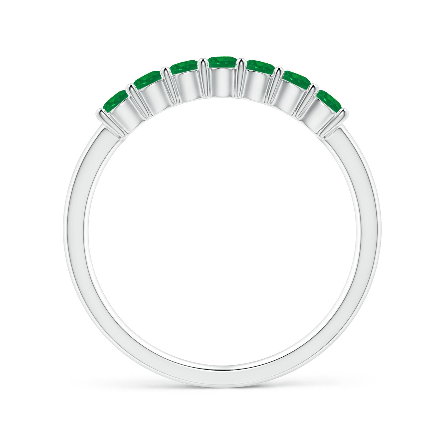 AA - Emerald / 0.44 CT / 14 KT White Gold