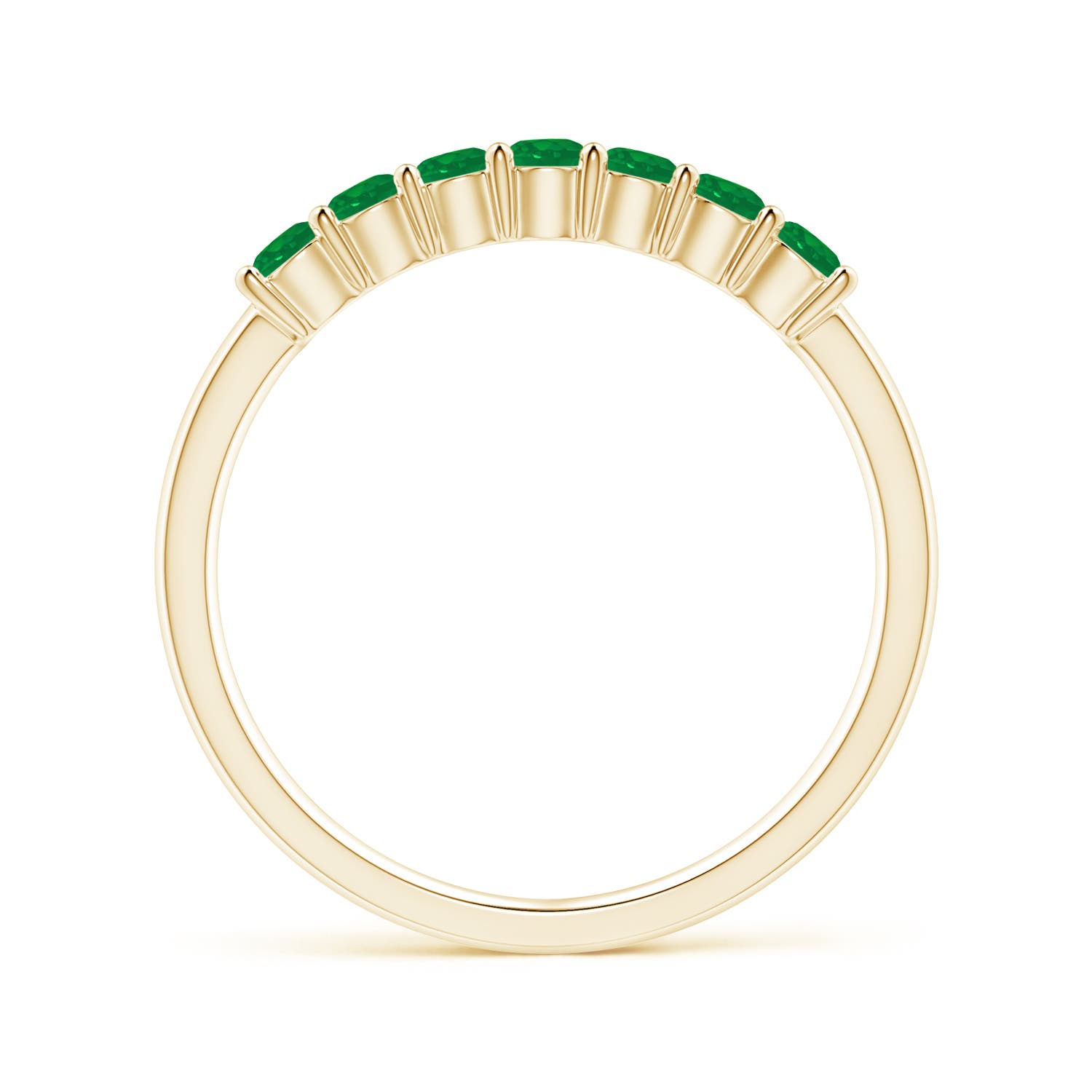 AA - Emerald / 0.44 CT / 14 KT Yellow Gold