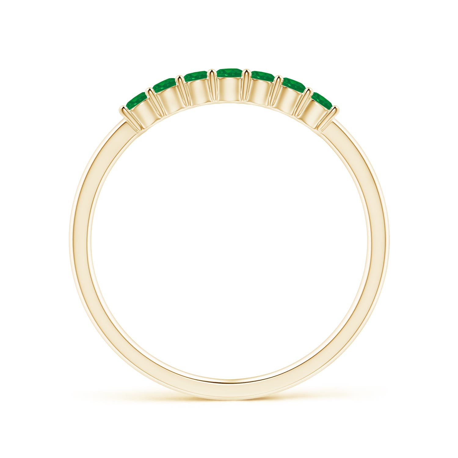 AA - Emerald / 0.32 CT / 14 KT Yellow Gold