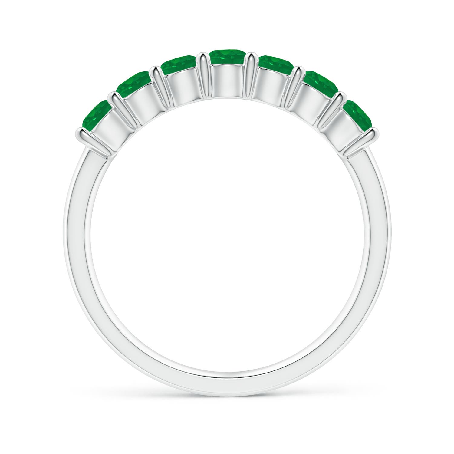 AA - Emerald / 0.7 CT / 14 KT White Gold