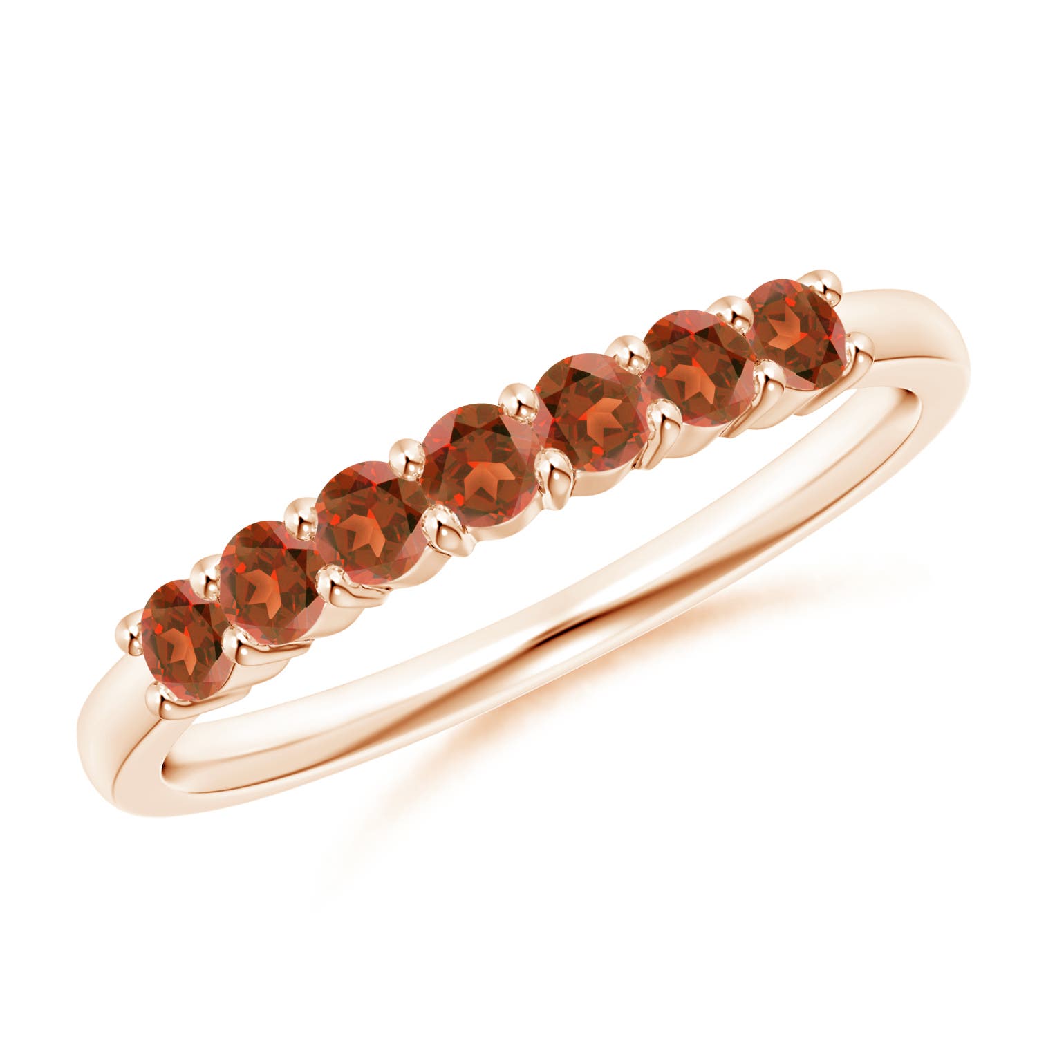 A - Garnet / 0.56 CT / 14 KT Rose Gold