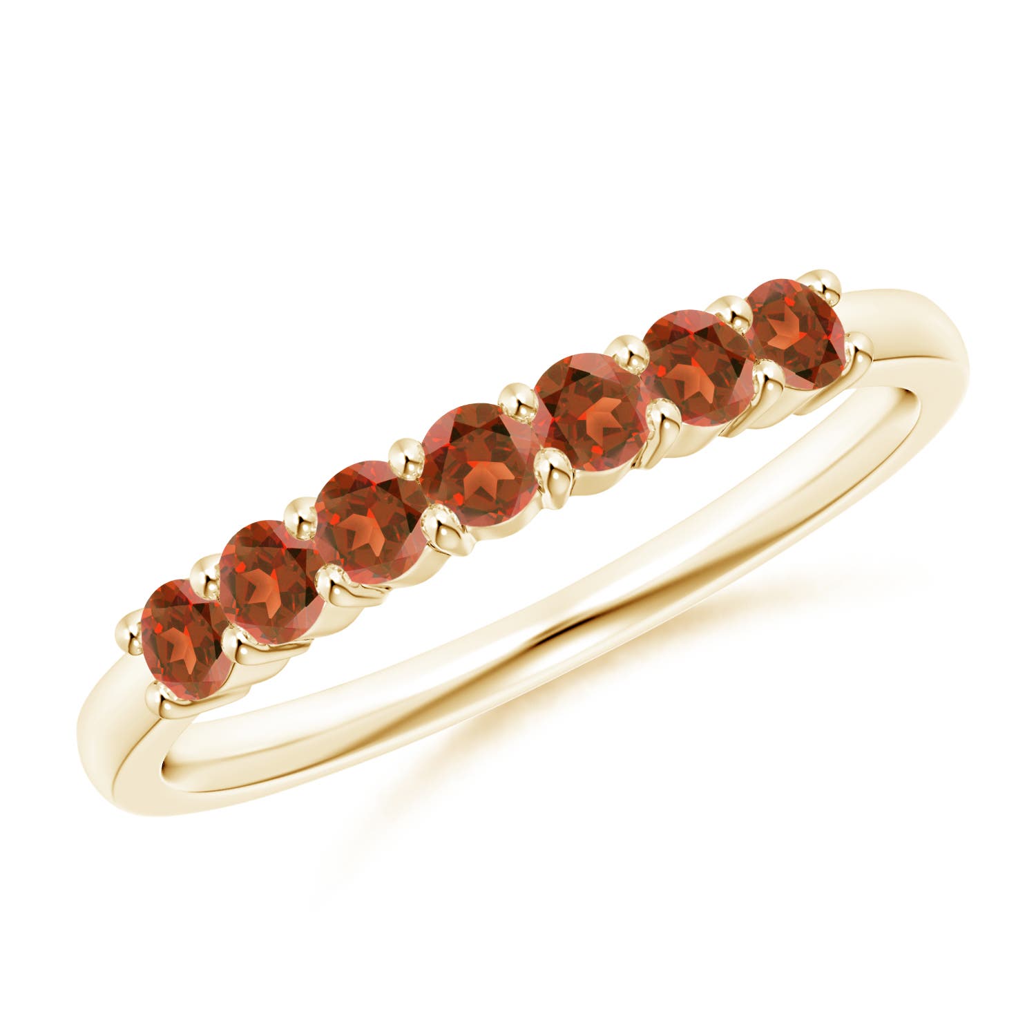 A - Garnet / 0.56 CT / 14 KT Yellow Gold