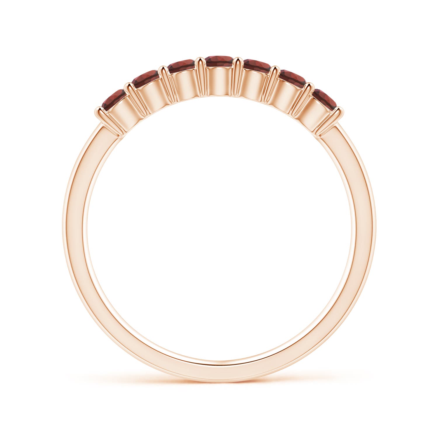 AAAA - Garnet / 0.56 CT / 14 KT Rose Gold