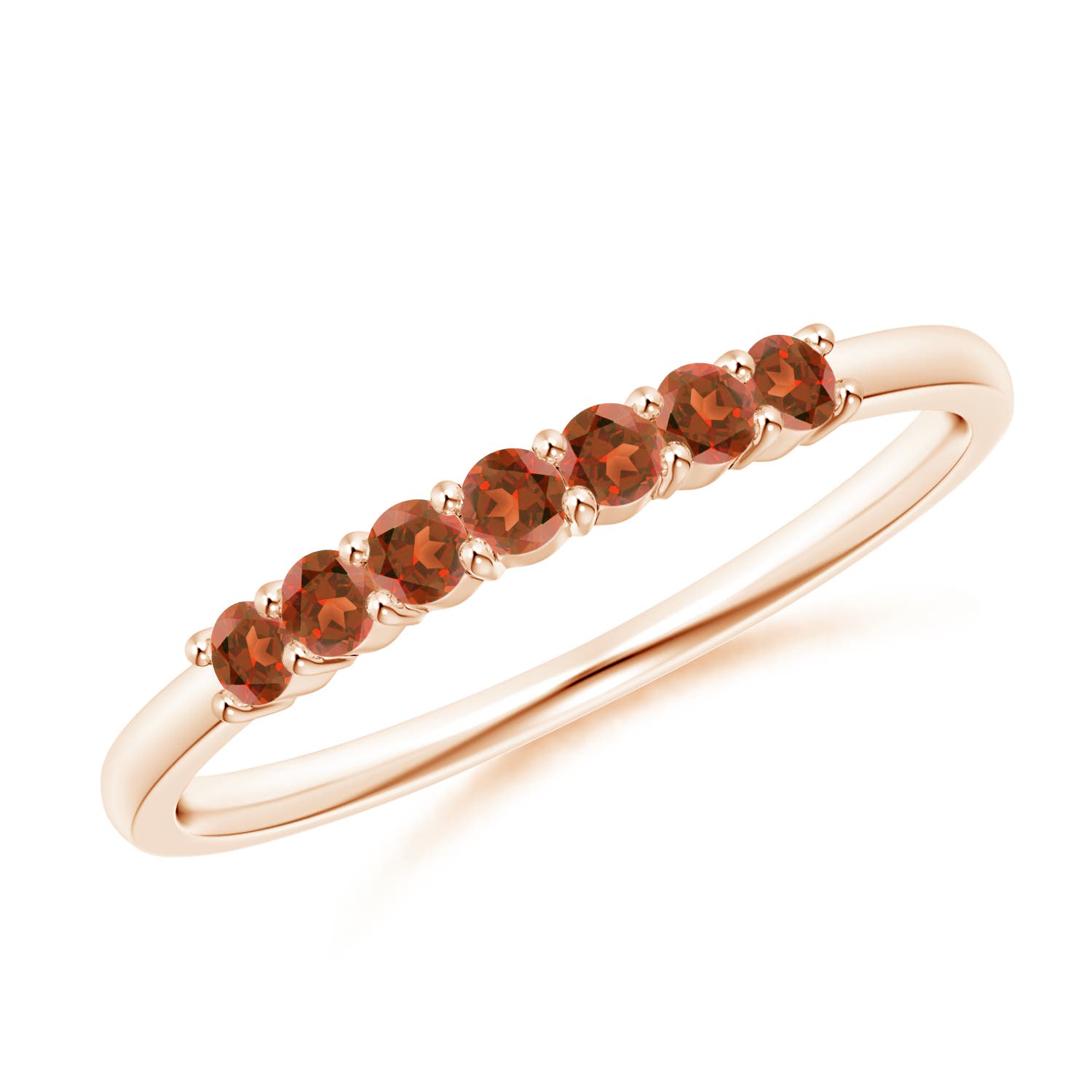 A - Garnet / 0.28 CT / 14 KT Rose Gold