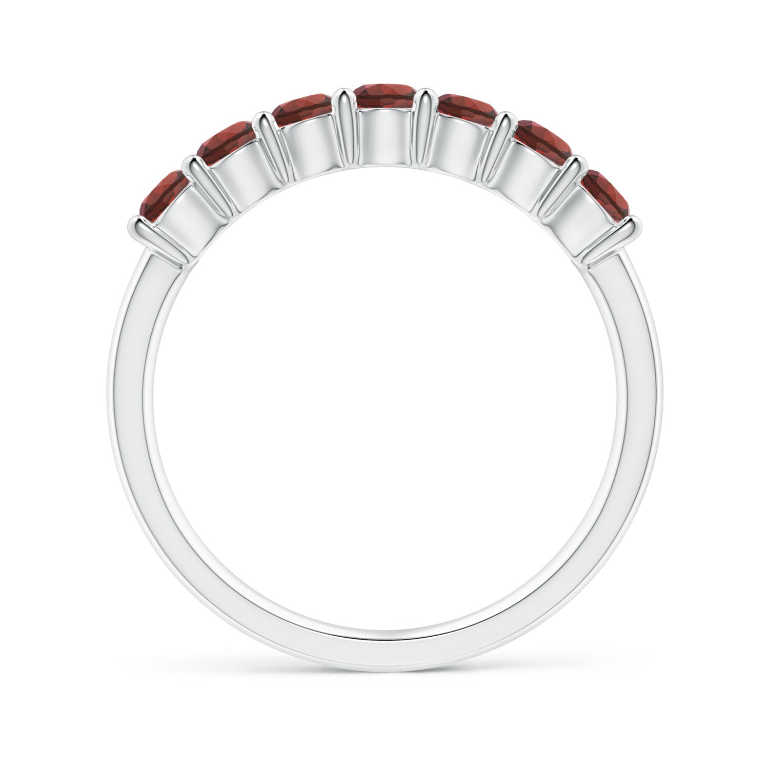 AAAA - Garnet / 1.05 CT / 14 KT White Gold