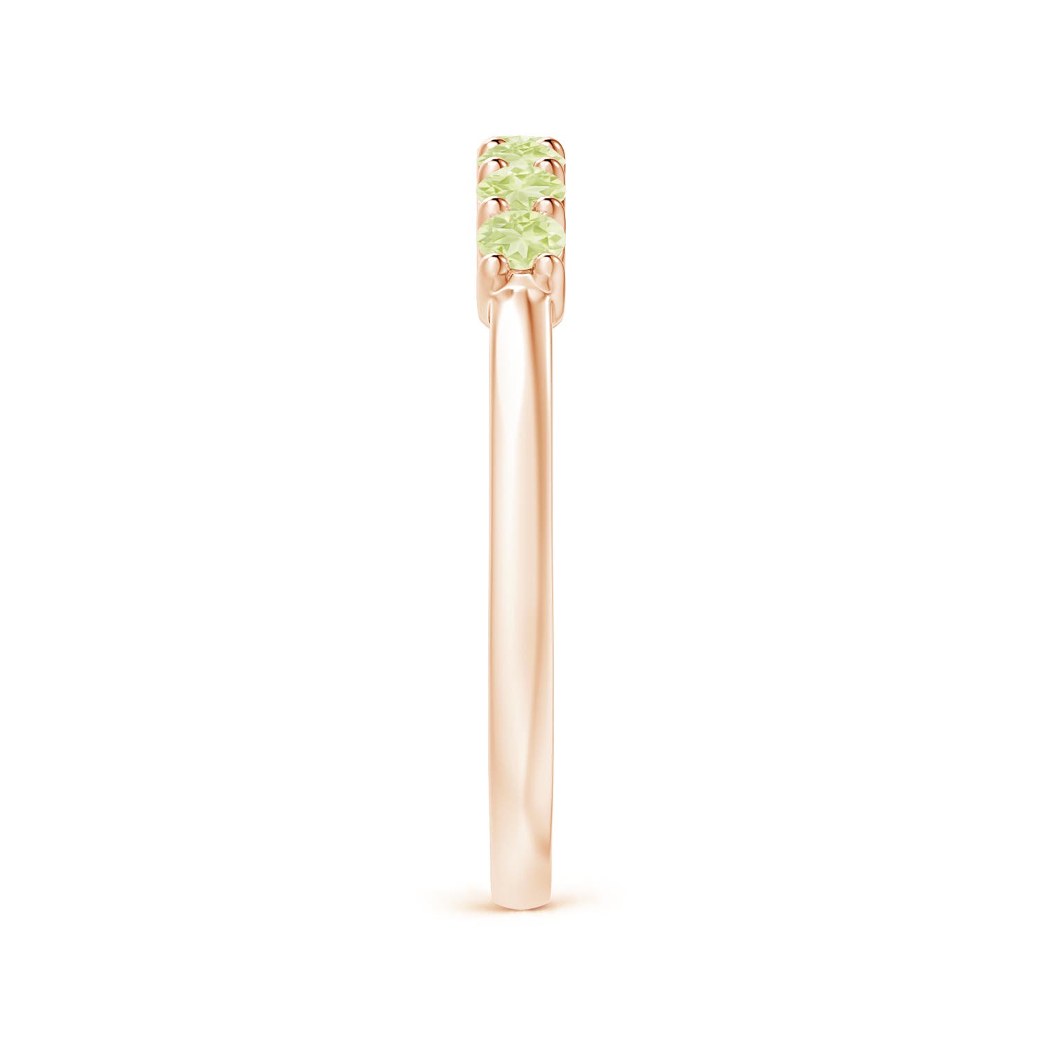 AA - Peridot / 0.49 CT / 14 KT Rose Gold