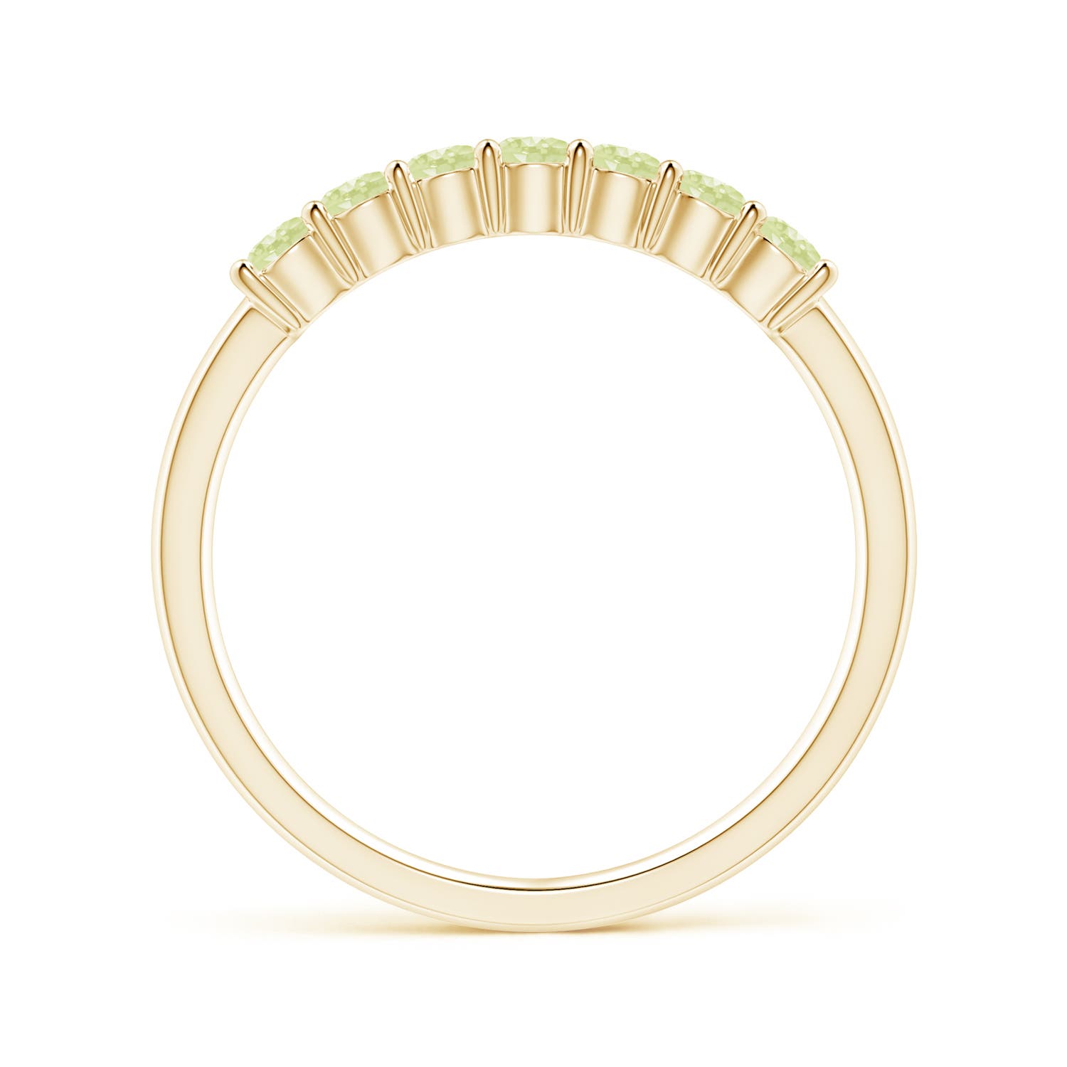 AA - Peridot / 0.49 CT / 14 KT Yellow Gold