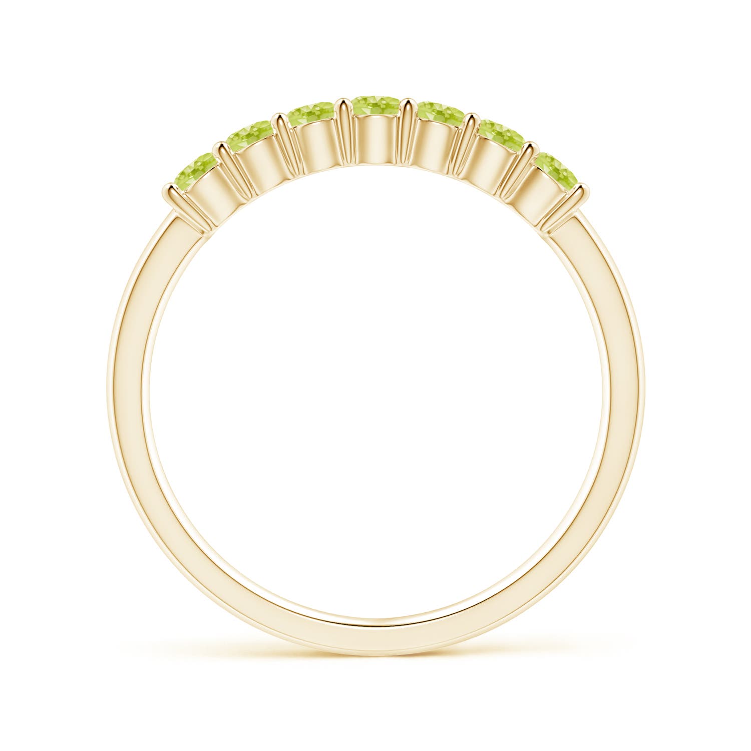 AAA - Peridot / 0.49 CT / 14 KT Yellow Gold