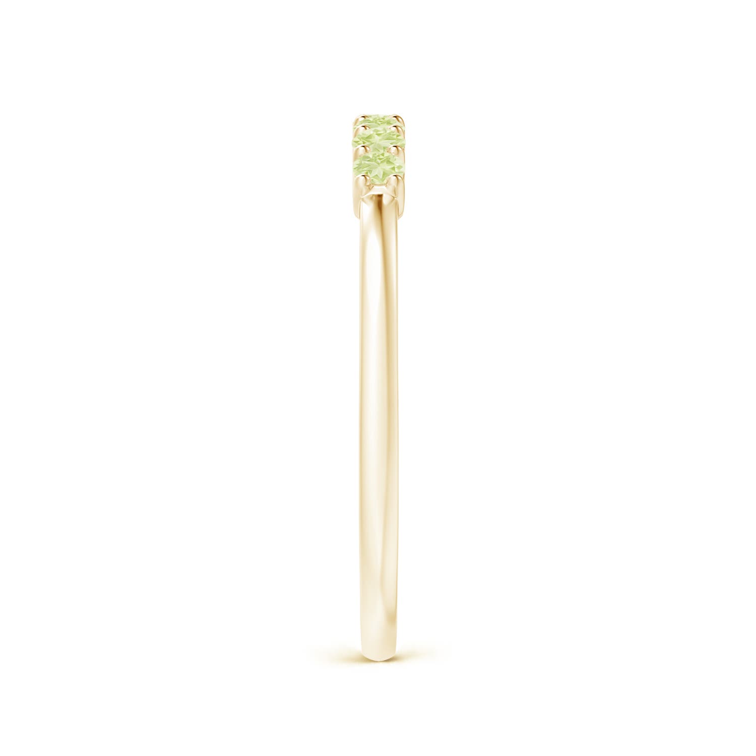 AA - Peridot / 0.28 CT / 14 KT Yellow Gold