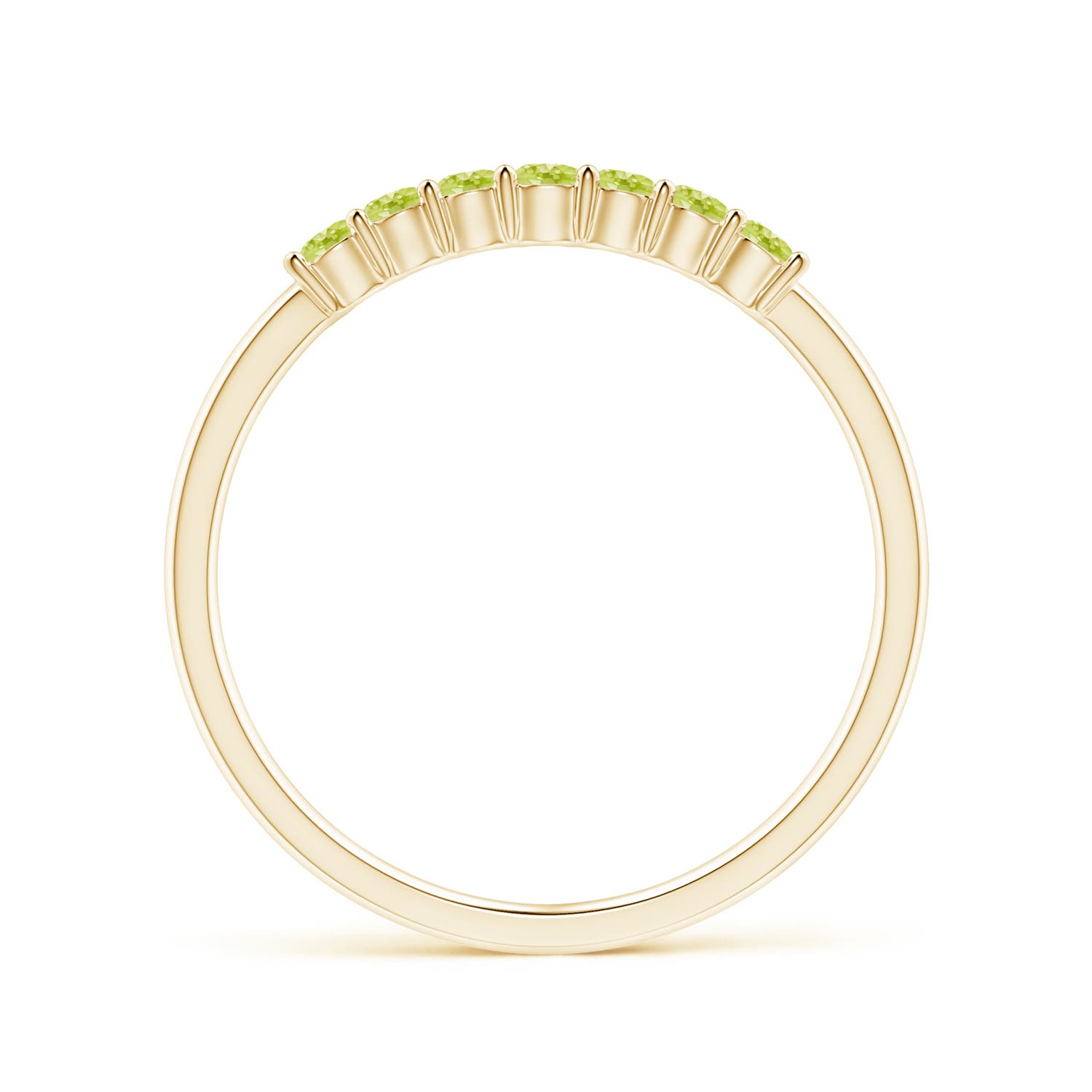 AAA - Peridot / 0.28 CT / 14 KT Yellow Gold