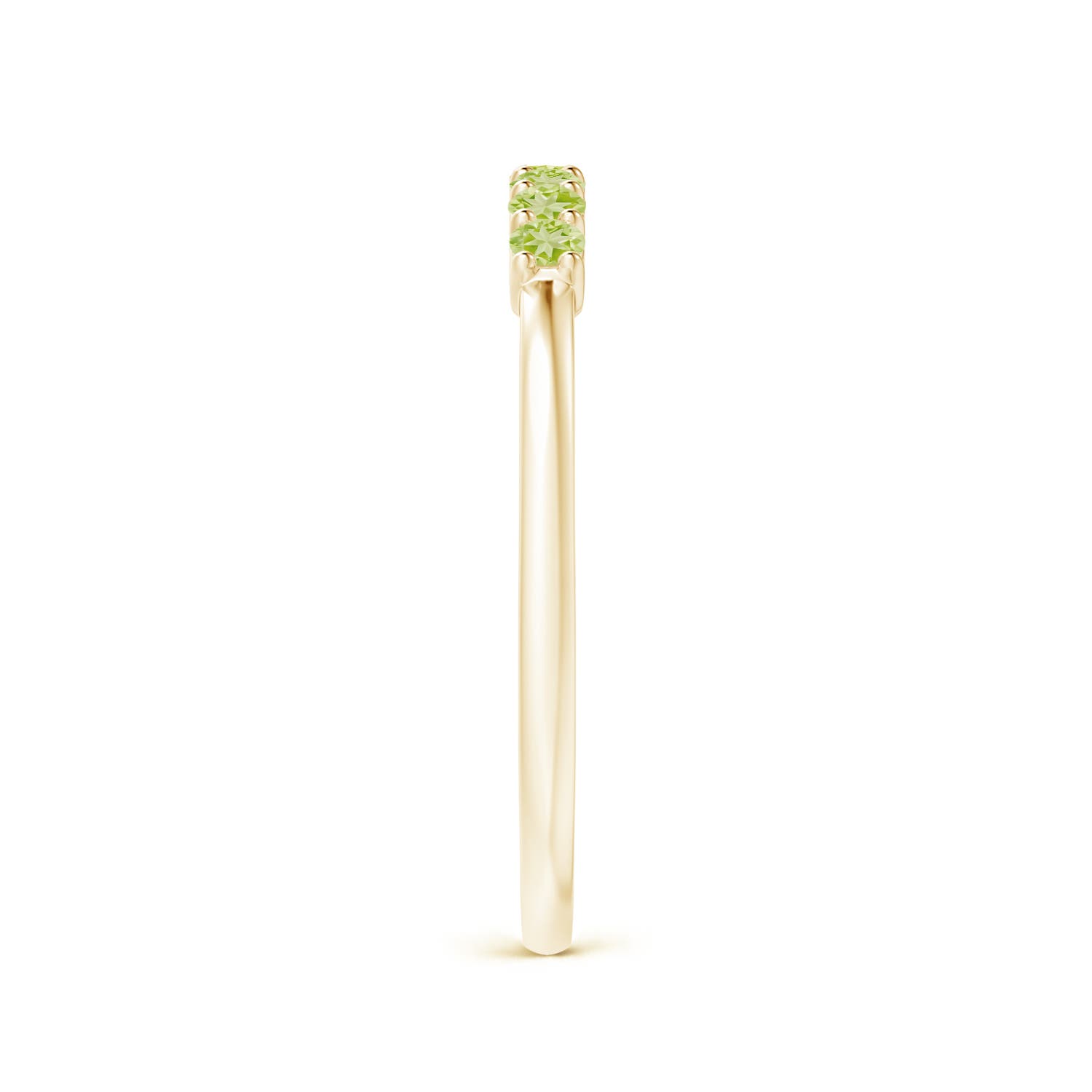 AAA - Peridot / 0.28 CT / 14 KT Yellow Gold