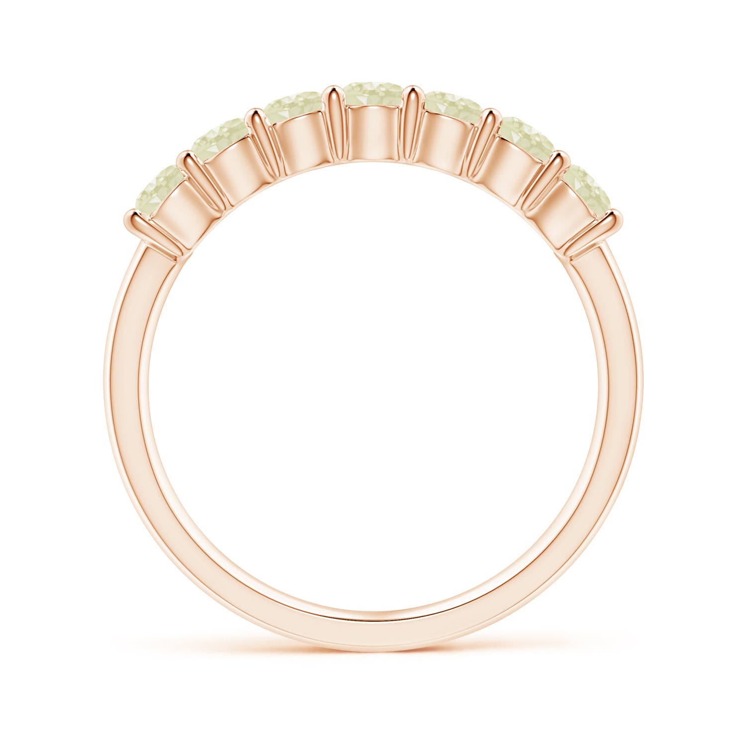 A - Peridot / 0.84 CT / 14 KT Rose Gold